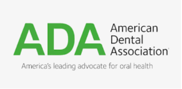 The logo depicts the American Dental Association (ADA) with 
