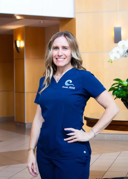 Carrie, dental staff member at Erik P. Cadra Dentistry in Valencia, CA